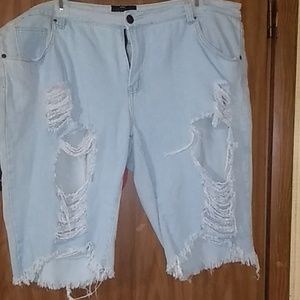 Cut up Bermuda shorts